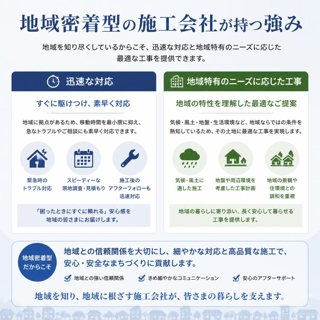 地域密着型の利点