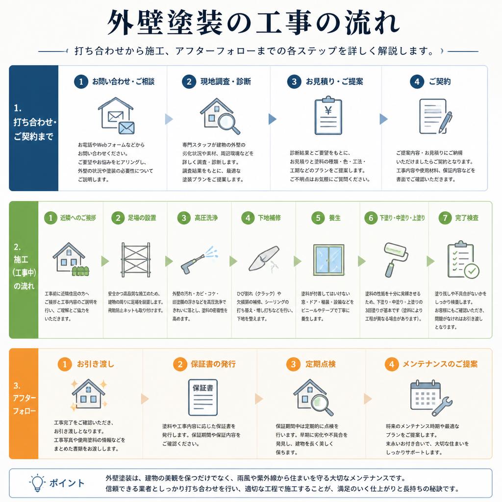 4. 塗装工事の流れ