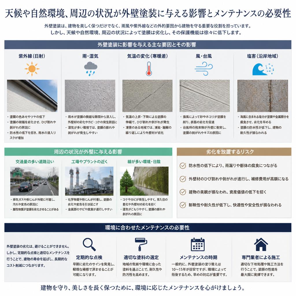 4. 外的要因による塗装の劣化