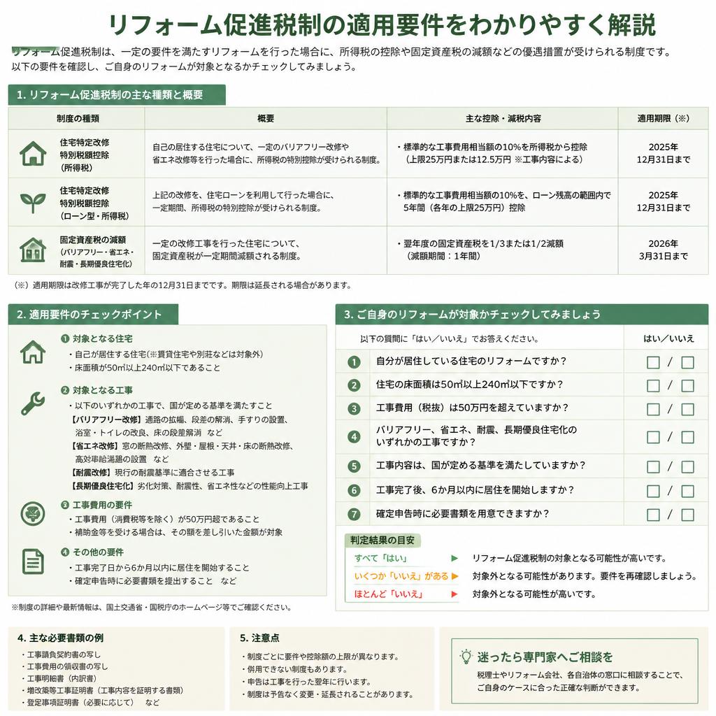 適用要件の理解
