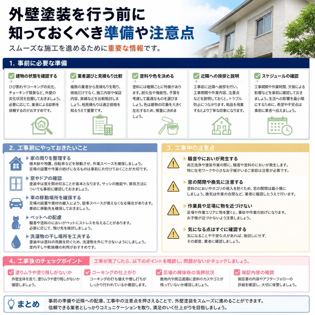 5. 施工前の準備と注意点
