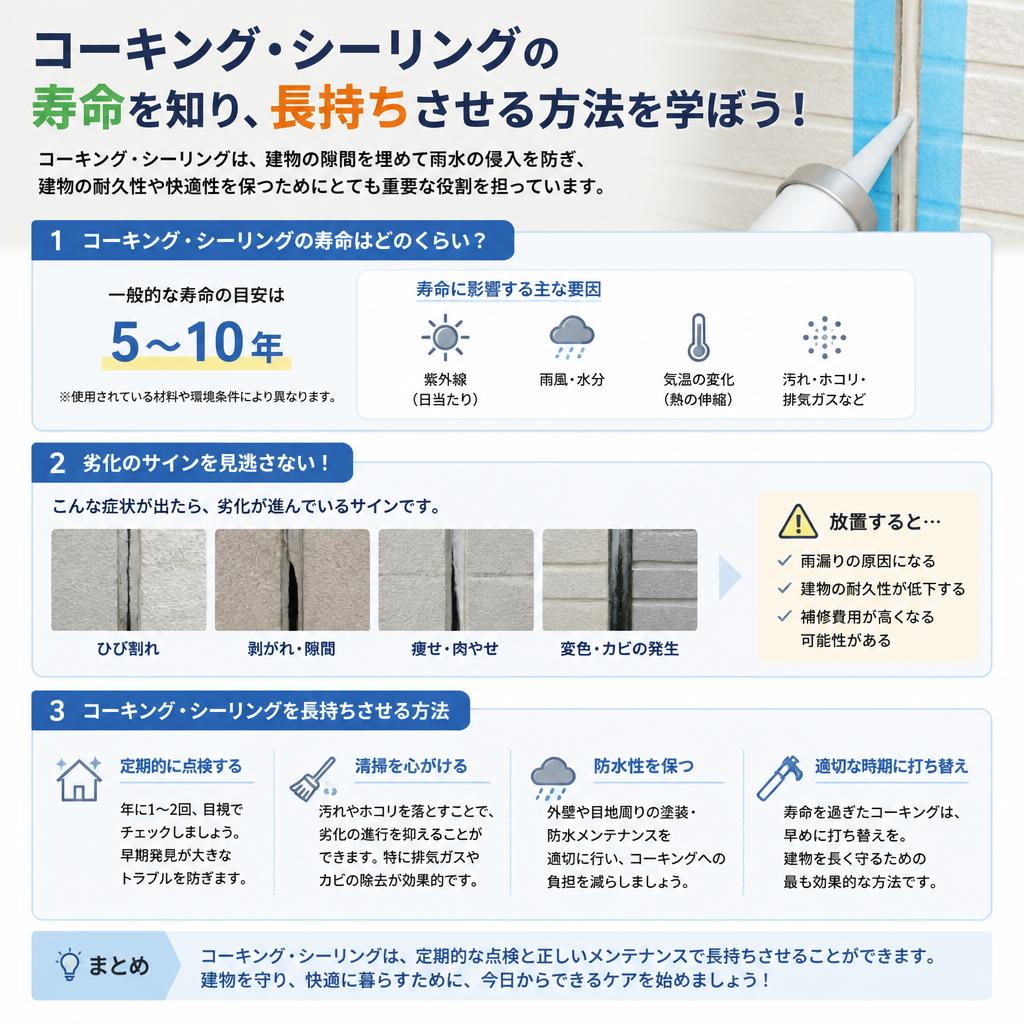 紫外線から家を守るコーキング寿命を知る！塗料の科学と未来の防水技術。施工も丁寧アフターフォローも充実安心施工の中川塗装まで