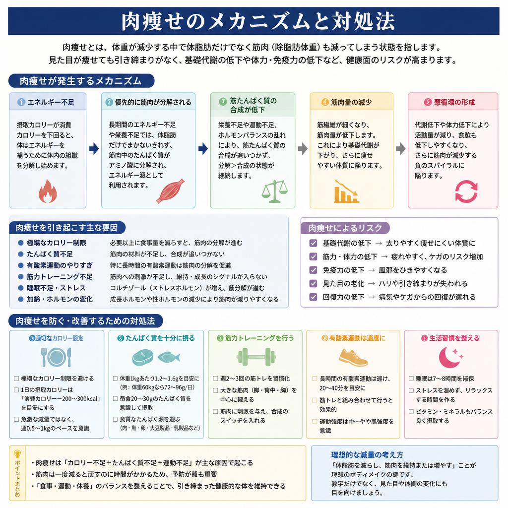 4. 肉痩せとは？そのメカニズムと影響