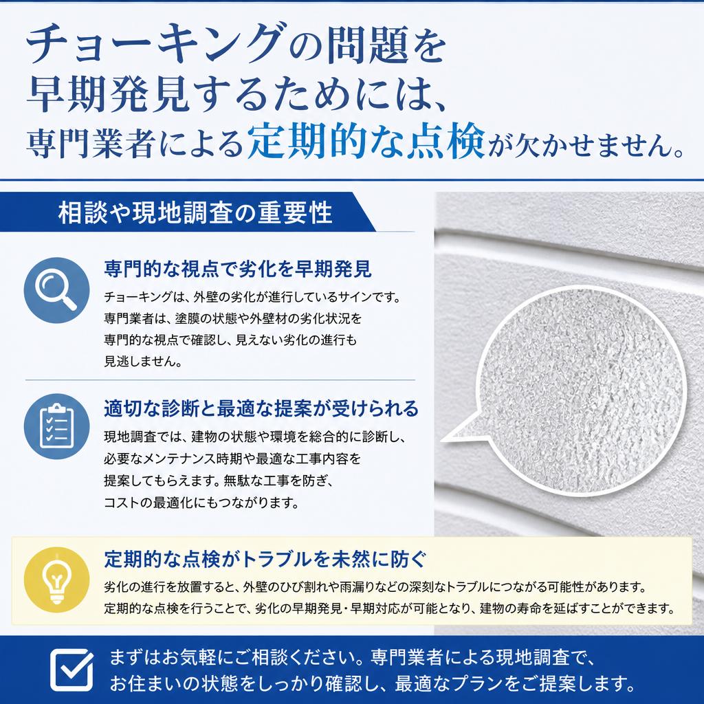 施工前の点検がカギ!専門家に相談しよう