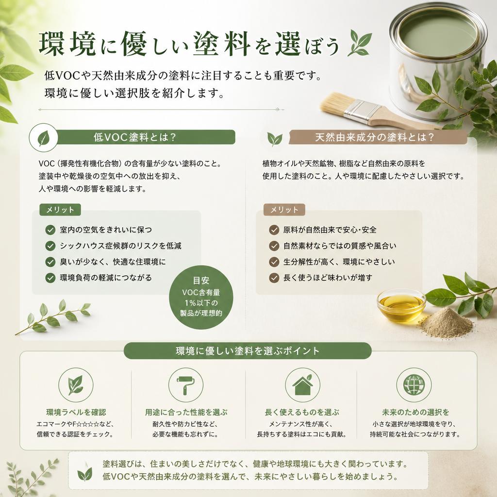 5. 環境に優しい塗料の選び方