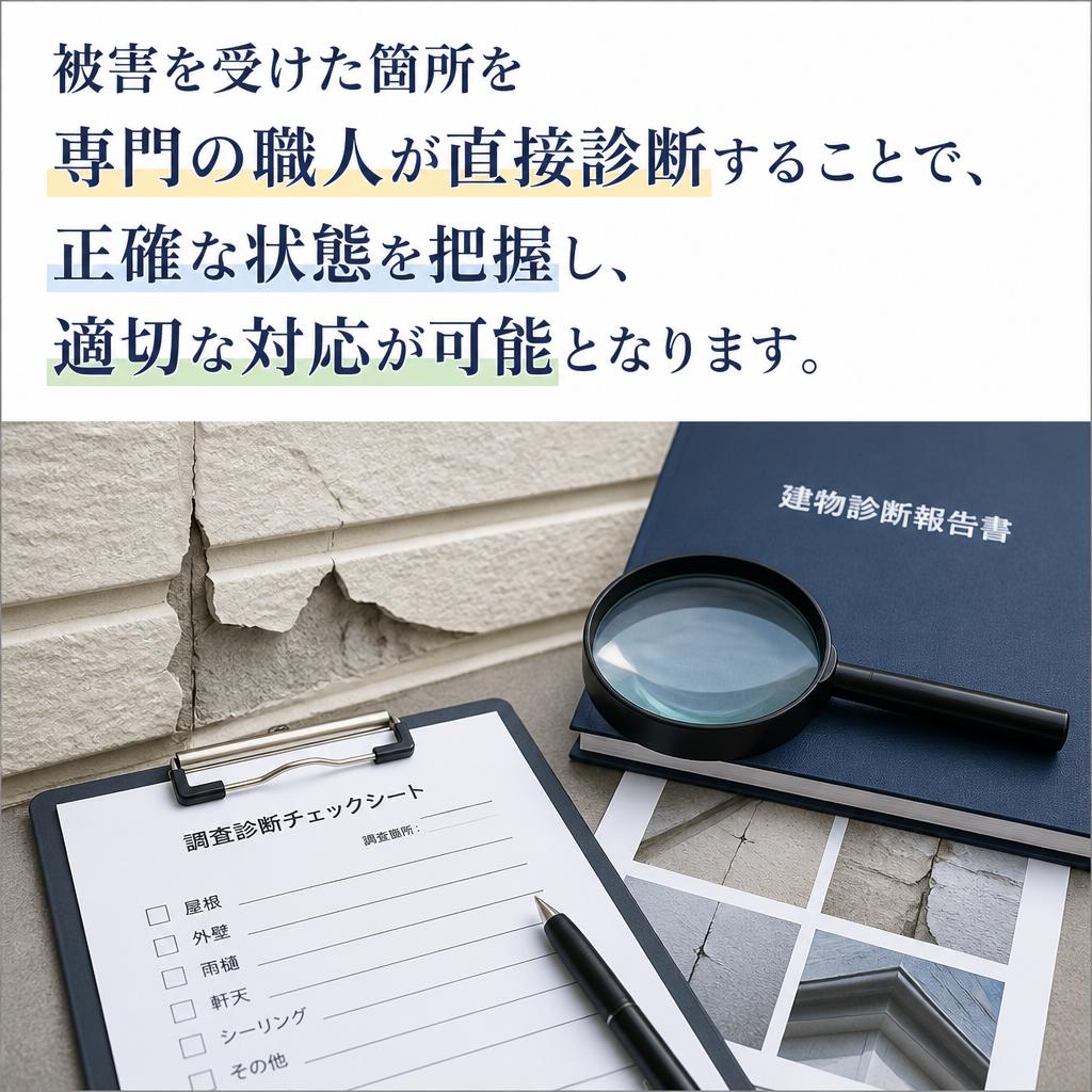 職人による直接診断の重要性