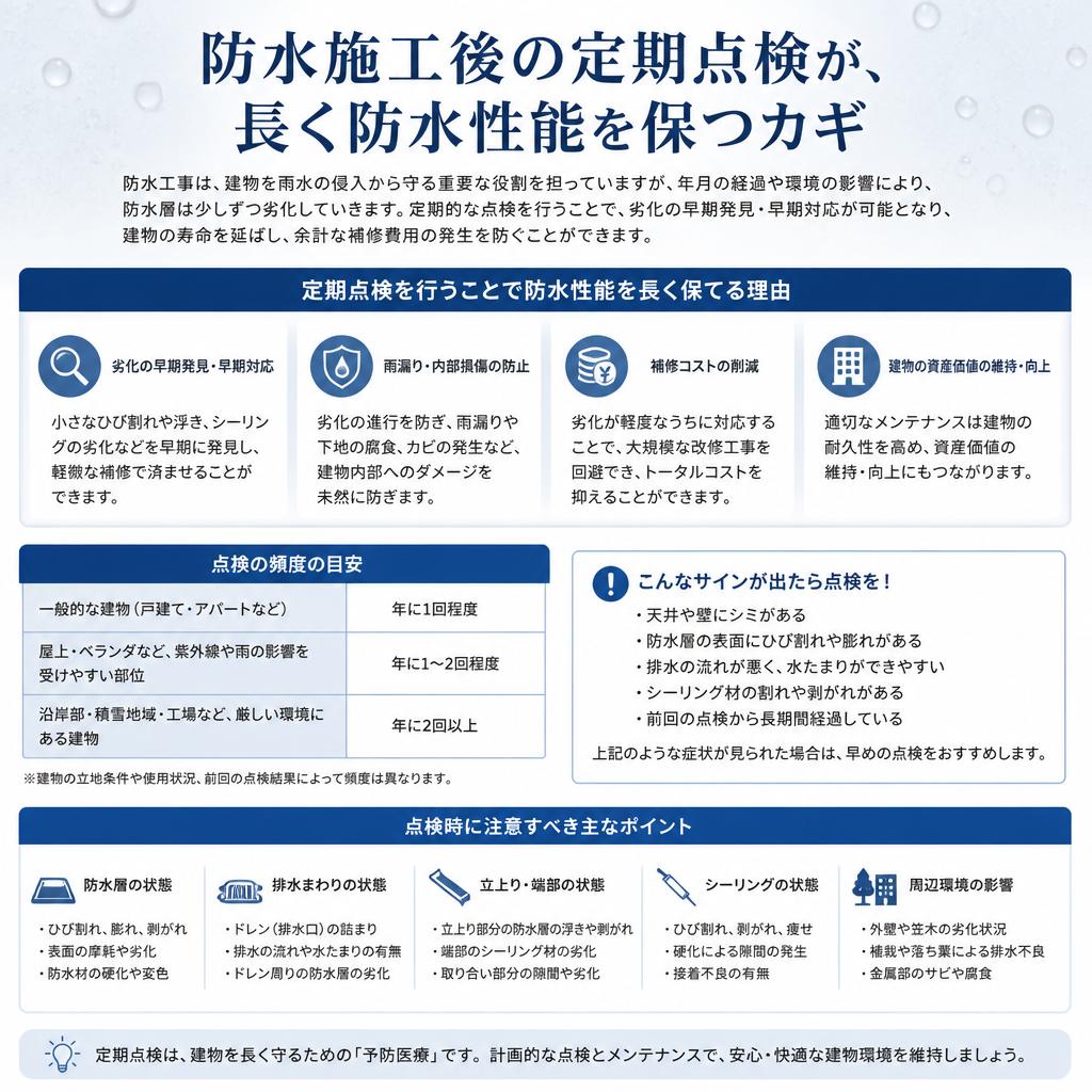 定期的な点検とメンテナンスの重要性