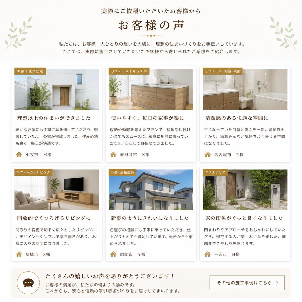 5. お客様の声