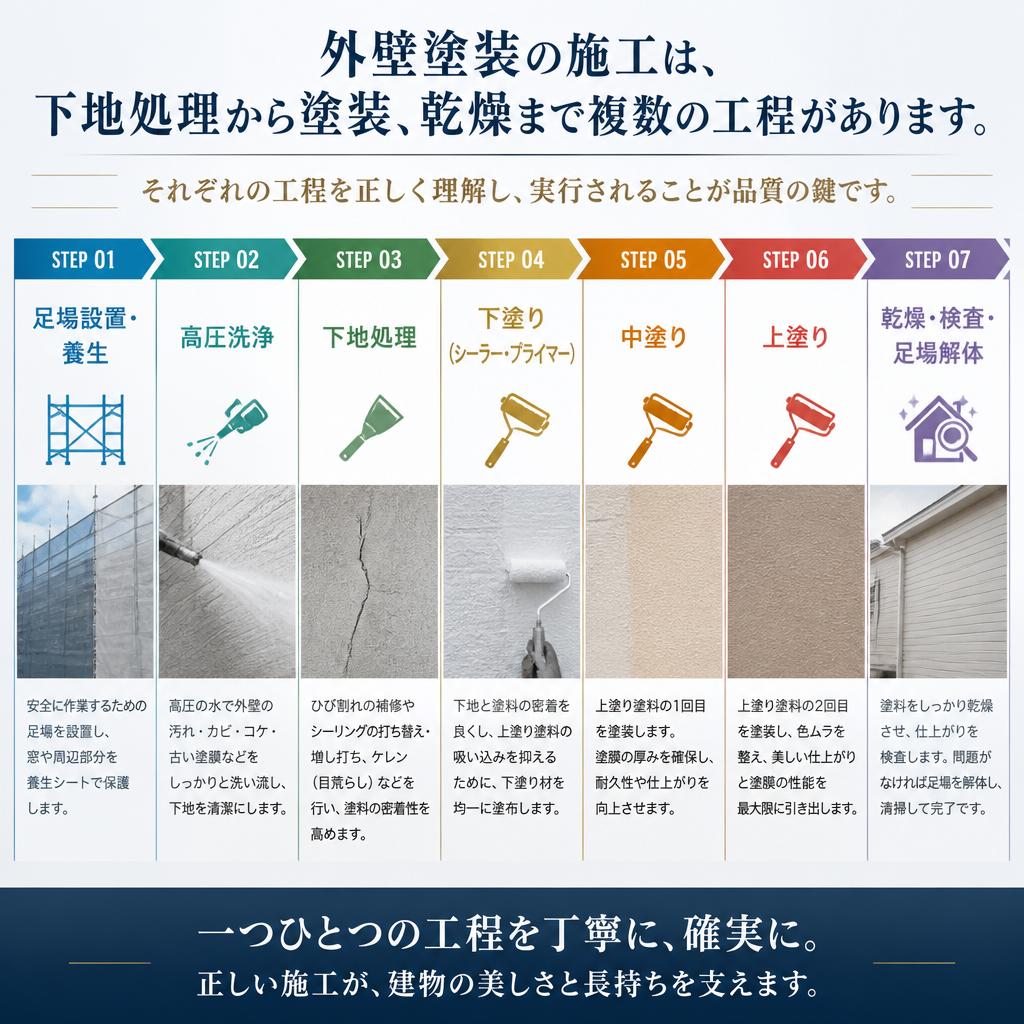 正しい施工の工程