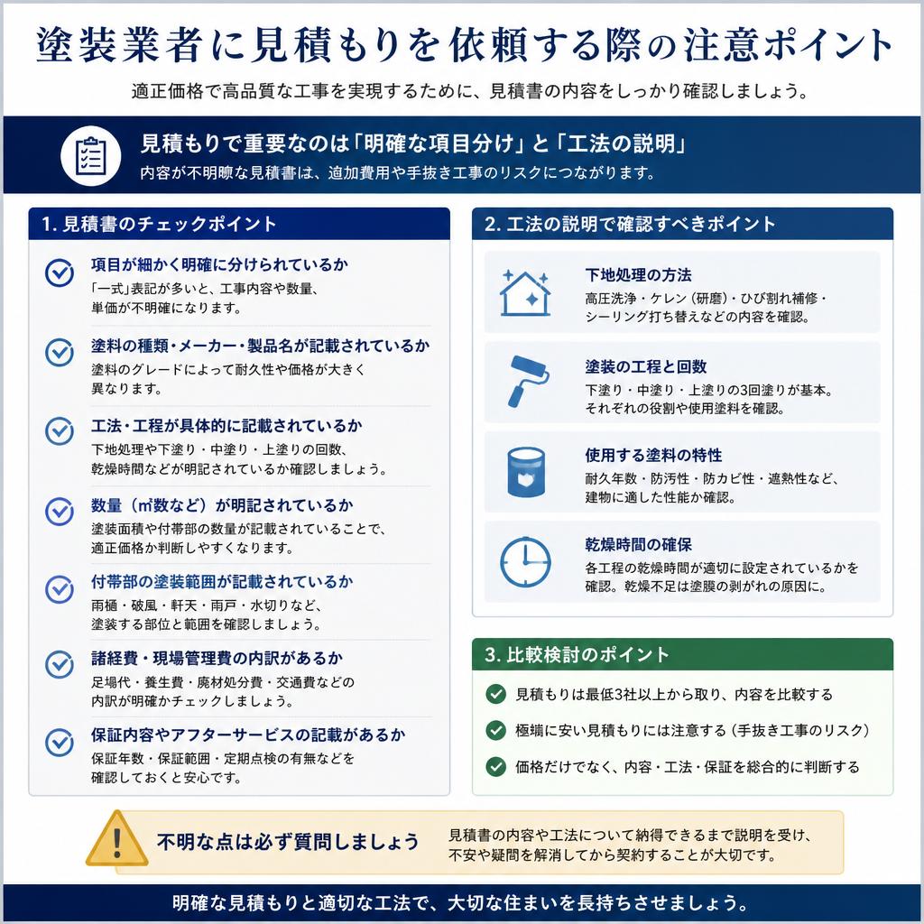 4. 見積もりを取る際のポイント