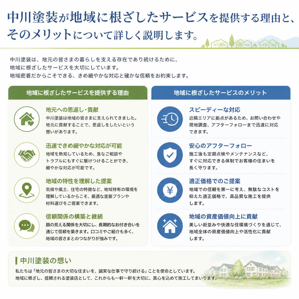 4. 地域密着型のサービスの強み