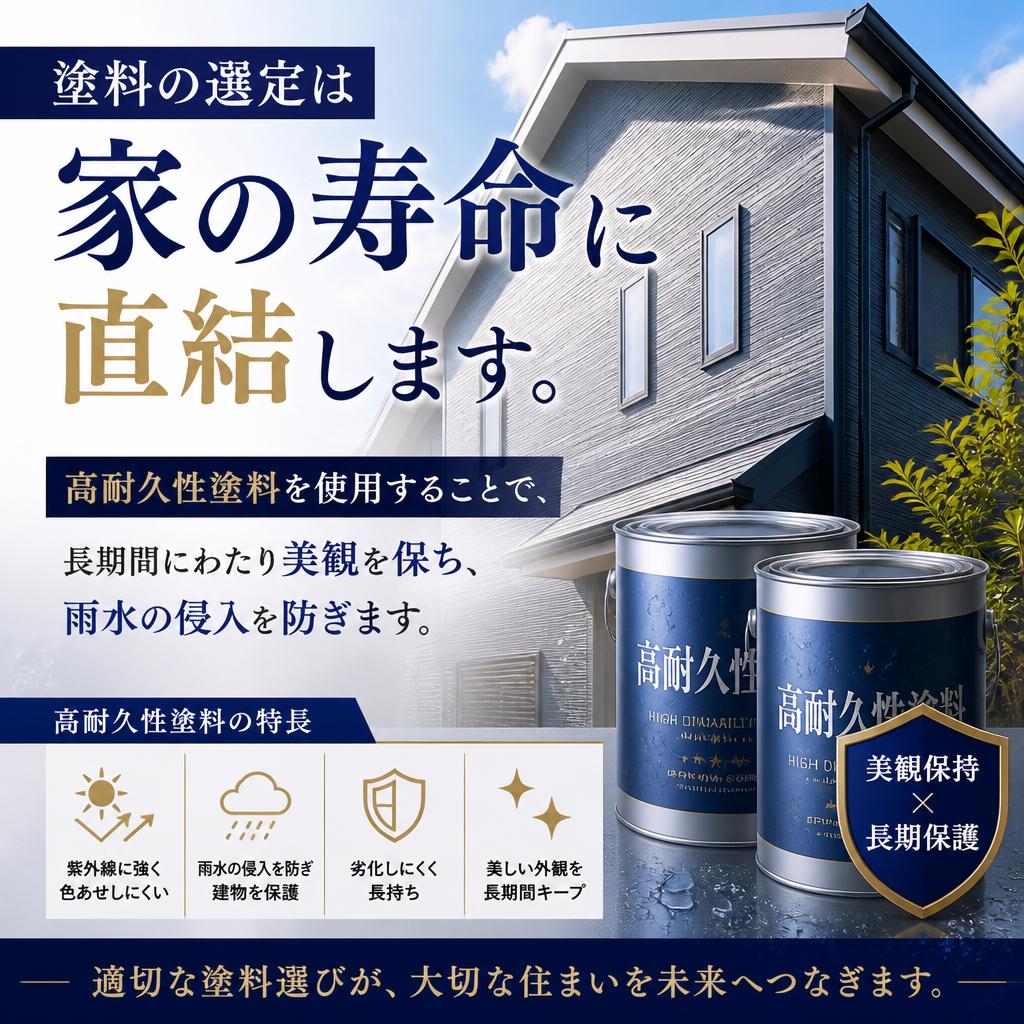 2. 高耐久な塗料のメリット