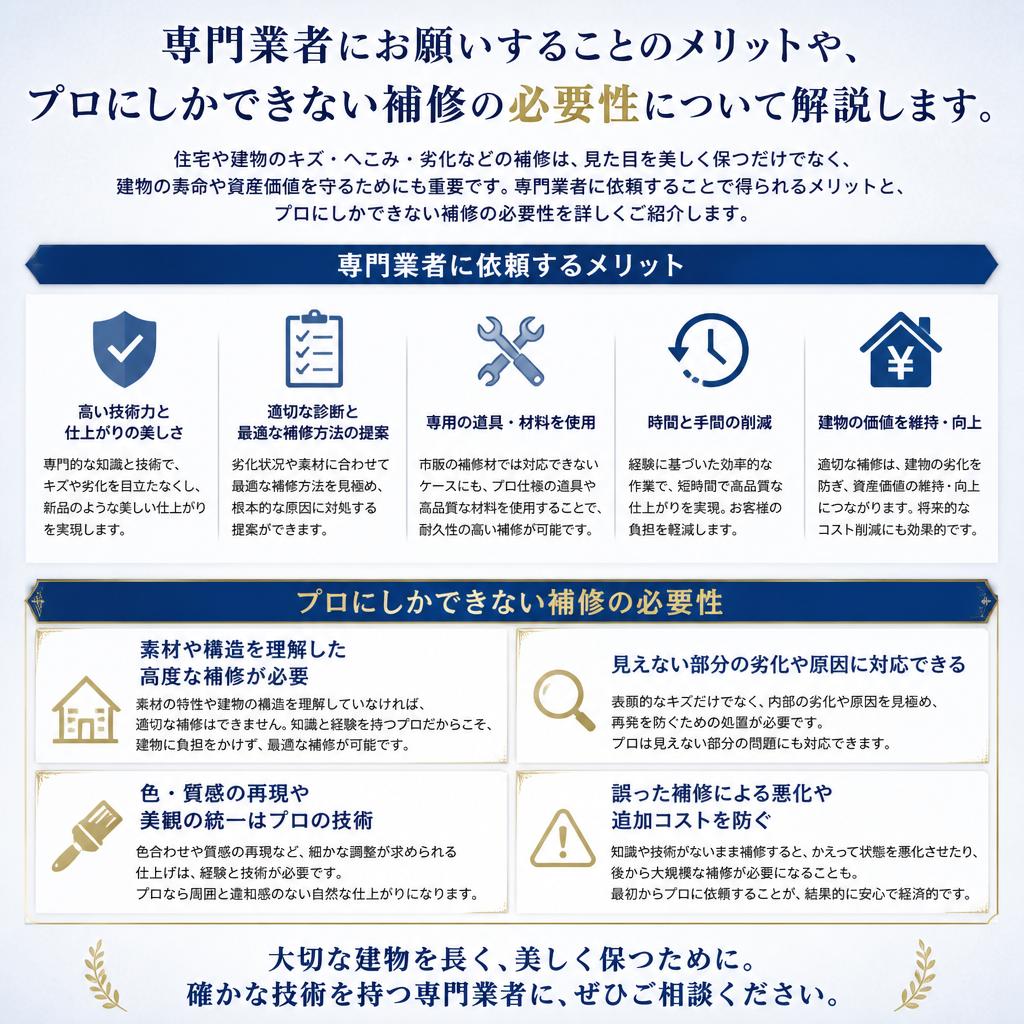 専門業者に依頼すべき理由