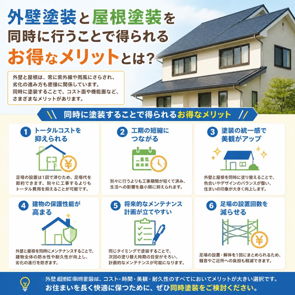 天白区の外壁塗装屋根壁セットで得られるメリットとは？